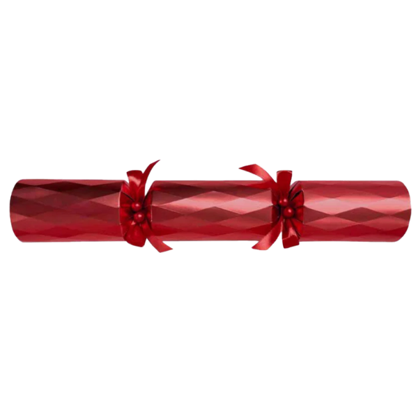 Christmas Crackers 14" Diamond red Foil Board x 25