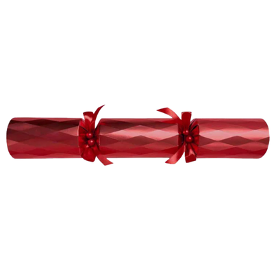 Christmas Crackers 14" Diamond red Foil Board x 25