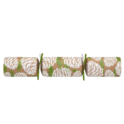 Christmas Crackers 14" Frosted Pine Cone x 25
