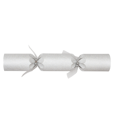 Christmas Crackers 14" Sparkling Dust Silver x 25