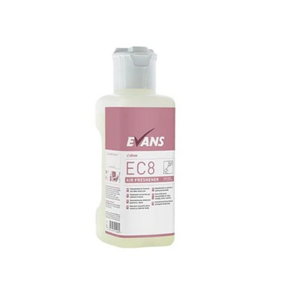 Evans EC8 1L Super Concentrate Air Freshener and Fabric Deodoriser - Professional Malodour Neutraliser for Curtains, Carpets, and Soft Furnishings.