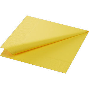 Duni Yellow Tissue Paper Napkin 33cm 2ply x 2000