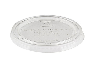 PLA Lids for PLA Portion Pots 4oz- compostable - 2000