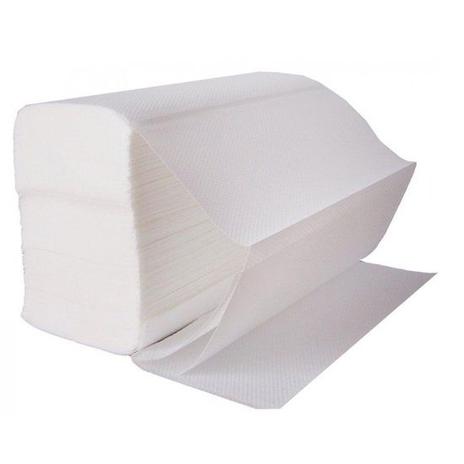 White interfold hand towels 2ply x 3000