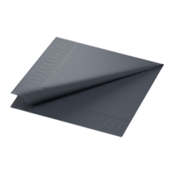 Duni Black Tissue Paper Napkin 40cm 2ply x 1250