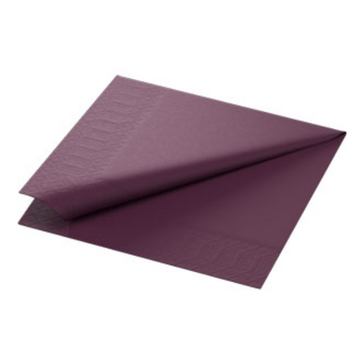 Duni Plum Tissue Paper Napkin 40cm 3ply  x 1000