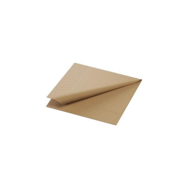 Duni Eco Brown Tissue Paper Cocktail Napkin 24cm 2ply  x 2400