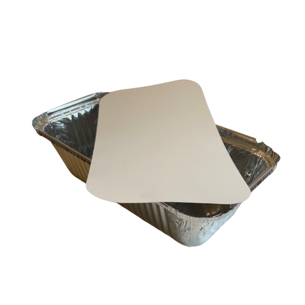 No.6A Rectangular Foil Container LID - cased 500