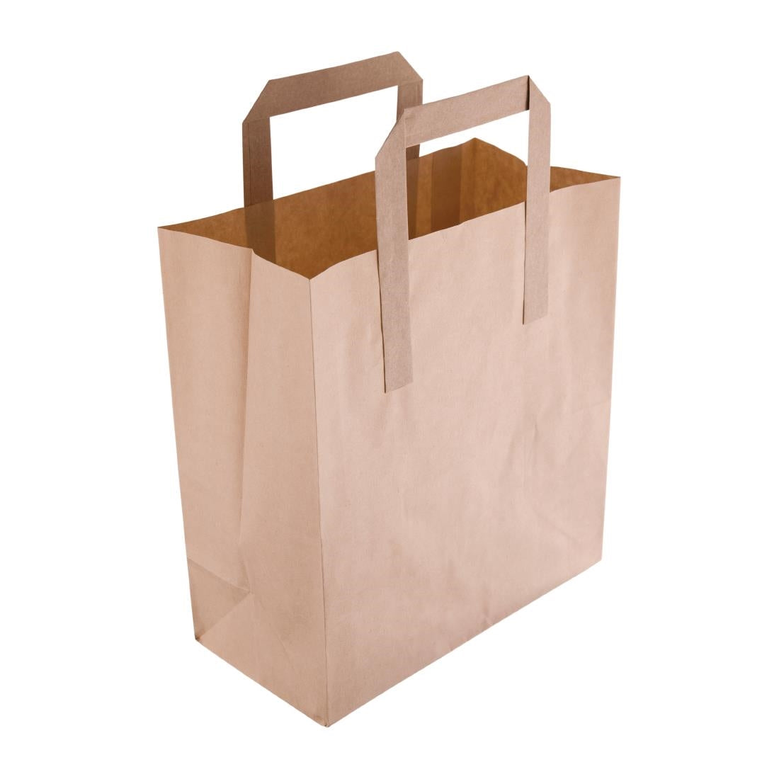 Recycled Brown Paper Carrier Bags Small (Pack of 250)